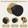 Mega Handles Buena Passage Door Knobs - 1 Pack Reversible