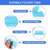 QUARKZMAN Folder Tab Tabs, 2 Inch File Tabs and Inserts