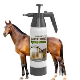 ExtremeMIST Water Based Fly Sprays High-Performance Equine Mister, Handheld Pump Sprayer, Portable Stable Sprayer Bottle for Horses, Continuous Hi-Pressure Ultra-Fine Mist, for Horse Grooming, 32 Oz