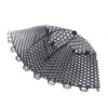Rubber Fishing Net Replacement Transparent Black Collapsible Fishing Landing Net