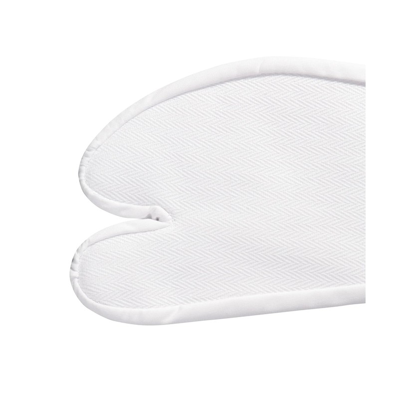 Kyoetsu Tetoron Broad Socks, White Tabi, 4 Pieces, Unisex, 8.3