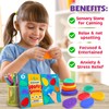 Fidget Toys Sensory Stone for Kids: 12 Pack Texture Worry