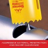 Starrett Bi-Metal Deep Cut Hole Saw with Arbor and Abrasion