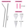 Stainless Steel Straw Blow Nozzles Set for Acrylic Paint Pouring