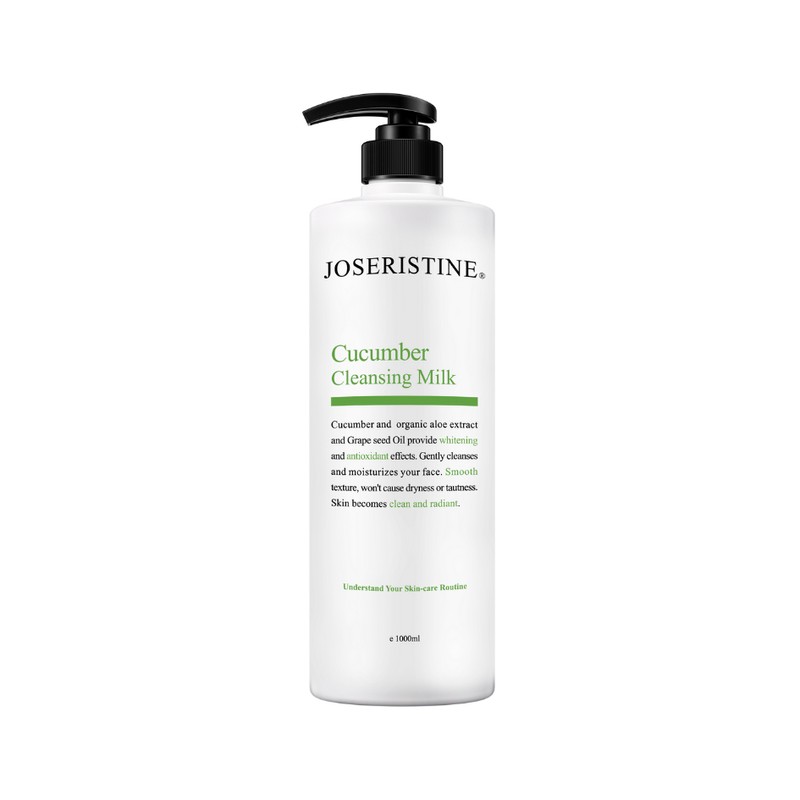 JOSERISTINE Cucumber Cleansing Milk 200ml & 1000ml/ 100% Vegan/ By