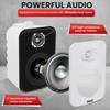 PYLE Outdoor Speakers- 300 Watt Waterproof Marine Grade Speaker, Universal