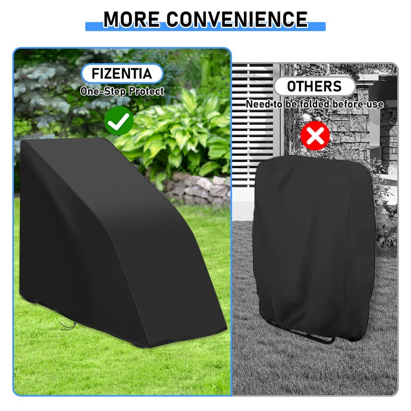 Fizentia 2-Pcs Zero Gravity Chair Cover,Waterproof Folding Lawn Lounge Chairs