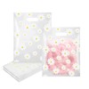 Siawadeky Handbag Daisy Pattern Transparent 50-Piece Set A4 Size Oblong