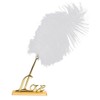 EBTOYS Wedding Feather Signing Pen with Love Sign Pen Stand