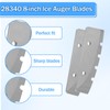 TJUNSENHARSH 28340 Replacement Eskimo Ice Auger Blades Compatible with Eskimo