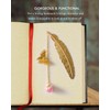 Gibaniza Book Lovers Gifts, Stockings Stuffers for Mens Women,Metal Bookmarks,2