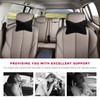 BWBWND 2PCS Car Headrest Pillow, Soft Comfortable Vehicle Neck Pillow
