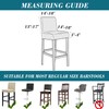 HFCNMY Bar Stool Covers,2 Pack Stretch Bar Stool Covers with