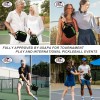 Edgeless Pickleball Paddle Carbon Fiber Thermoformed Unibody Textured w/ Cover