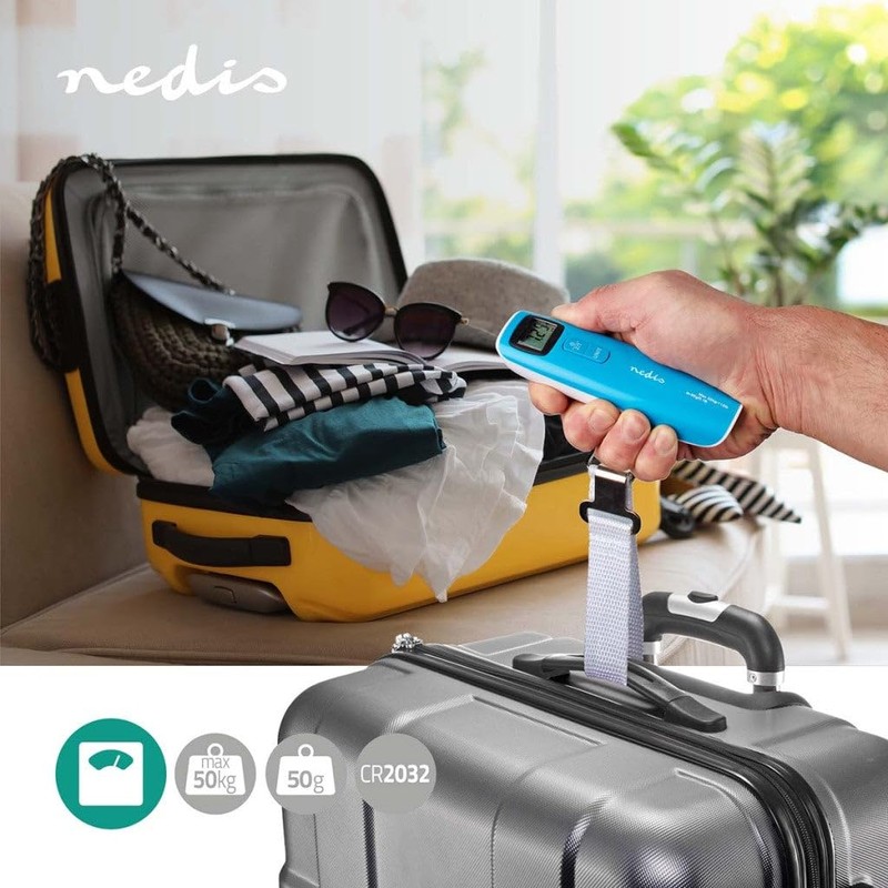 Nedis Digital Luggage Scale | 50 kg | Tare Function