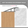 Vinyl-Door-Threshold Floor-Transition-Strips Self Adhesive 72 inch, Threshold 3/4''~4/5'', Transition-Strips for