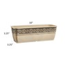 Classic Home and Garden 9410-060-CP3 Corinthian Trough Planter, 10", Cast
