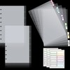 15 Sheets Junior Poly Tab Dividers for Discbound Notebooks Disc