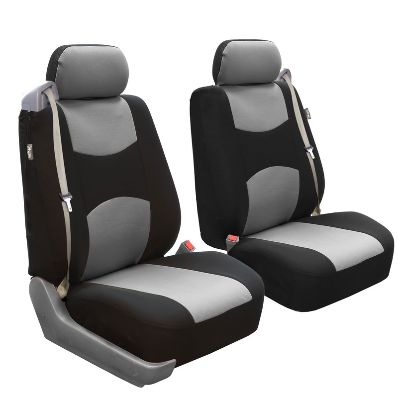 FH Group Front Set Cloth Car Seat Cover for Bucket