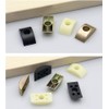 12 Pcs Half Moon Washer Furniture Nut Connector Nuts Spacer