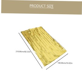 KICHOUSE 10pcs Thermal Insulation Emergency Blankets for Outdoor Survival Windproof Foil Rescue Blankets Compact and Lightweight for Camping Hiking and Events