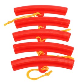 Wheel Rim Saver,Rim Protector for Car Wheels, 5 Pcs Tire Changer Guard, Wheel Protector, Tire Changing Tools, Red Rubber Tire Rim Protector, Wheel Changing Rim Edge Savers Tool, Rim Repair Kit