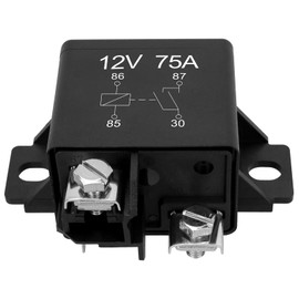Weasch 10Pack 0332002168 Normal Open Power Relay, 12V 75A, Applies to Starter Relay V23232-D0001-X001