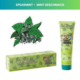 Dr. Bauer's Lovely Friends Toothpaste with Glitter Motifs, Many Great Flavours, Toothpaste for Children and Adults, Sustainable Packaging, 90 ml per Tube of Lazy Pack of 3 (3 x 90 ml)