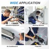 sourcing map CD60 Capacitor 130-156 UF/Mfd, 250 VAC CD60 Run