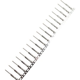 whiteeeen 200pcs Male Pin Connectors 2.54mm / 0.1" Pin Housing for Dupont Wire Cable