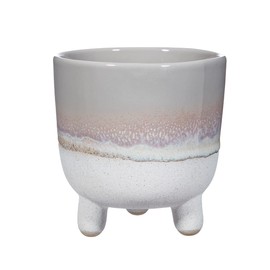 Sass & Belle Mojave Glaze Grey Large Planter on Legs