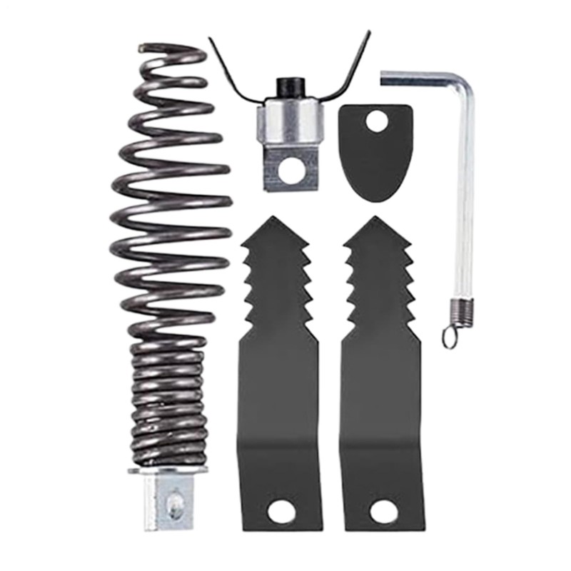Drain Auger Chain Attachment | Pipeline Cleaning Cutting Combination Set
