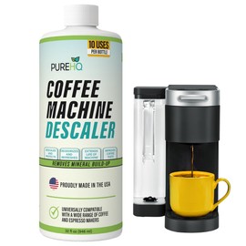 Coffee Machine Descaler (1 Pack) - 10 Uses - Keurig Descaling Solution - Universal Descaler for Keurig, Nespresso, Delonghi, Breville and All Single Use Coffee and Espresso Machines - Made in USA