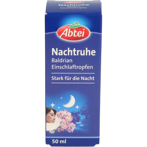 Abtei Nachtruhe Einschlaftropfen Baldriantinktur stark für die Nacht, 50 ml