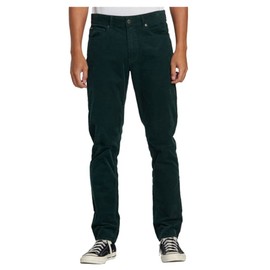 RVCA Mens Corduroy Pants - Daggers Pigment (Hunter Green, 33)