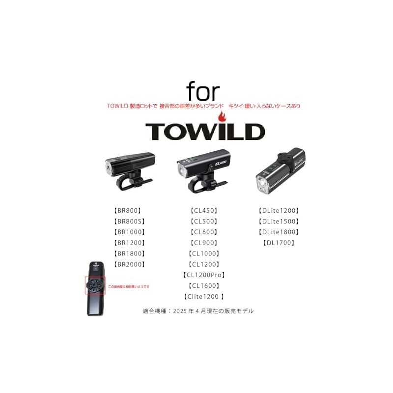 Rec-Mounts Light Adapter for towild (GP-Towild) (To Wild) [GP-towild] from