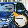 Women Eyelash Eyes Makeup Windshield Sun Shade for Car Auto