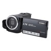 Videocámara 2.7K, Videocámara con Zoom Digital 50MP 16x con Luz