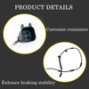 Ensun 4PCS ABS Wheel Speed Sensor Front and Rear Driver