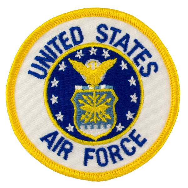 United States. Air Force Patch (102) 3" Round Embroidered Patch