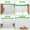 HOPESPANNER Pre-Taped Masking Film Plastic Cover PE Film Natural Fiber