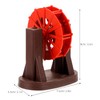 LOGOFUN Simulated Water Wheel Model Plastic Water Wheel Prop Waterfall