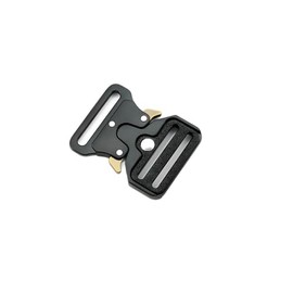 Metal Buckle Quick Release Buckle Replacement for Adjustable Tactical Belt Dog Collar Backpack Repair (Black, 3.2cm（43g）)