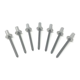 Metal Magery 100 Closed End Rivets Aluminum Body Steel Mandrel 6-2 3/16" x 1/8" (0.063-.125 Inch Grip Range) QTY: 100