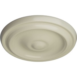 9 5/8"OD x 1 1/8"P Maria Ceiling Medallion (Fits Canopies up to 1 3/4"), Hand-Painted Clear Yellow