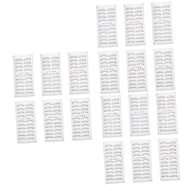 Ipetboom 180pairs Natural Cotton Thread False Eyelashes Handmade Soft Lashes for Daily Makeup Comfortable and Easy to Remove Black for Parties and Special Occasions