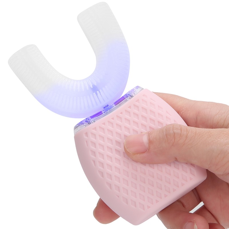 360Dgree UShape Toothbrush Rechargeable Automatic Toothbrush Silicone Oral Care Tool