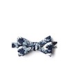 The Great Wave Off Kanagawa Navy Blue Microfiber Butterfly Bow