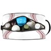 LLCXCSI Kids Travel Toiletry Bag for Boys White Baseball Waterproof