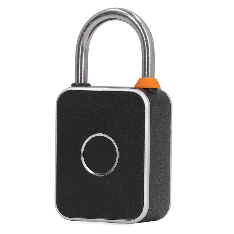 Fingerprint Padlock Waterproof Rust Resistant Rechargeable LED Indicator Smart Fingerprint